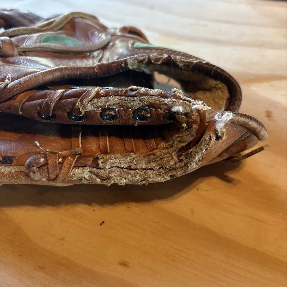 Dudley D-1000 Pro Model Baseball Softball Leather Glove Left Hand Throw